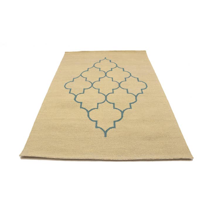 Alfombra moderna beige Trellis 5X8 para venta al por mayor de Magic Rugs Inc.