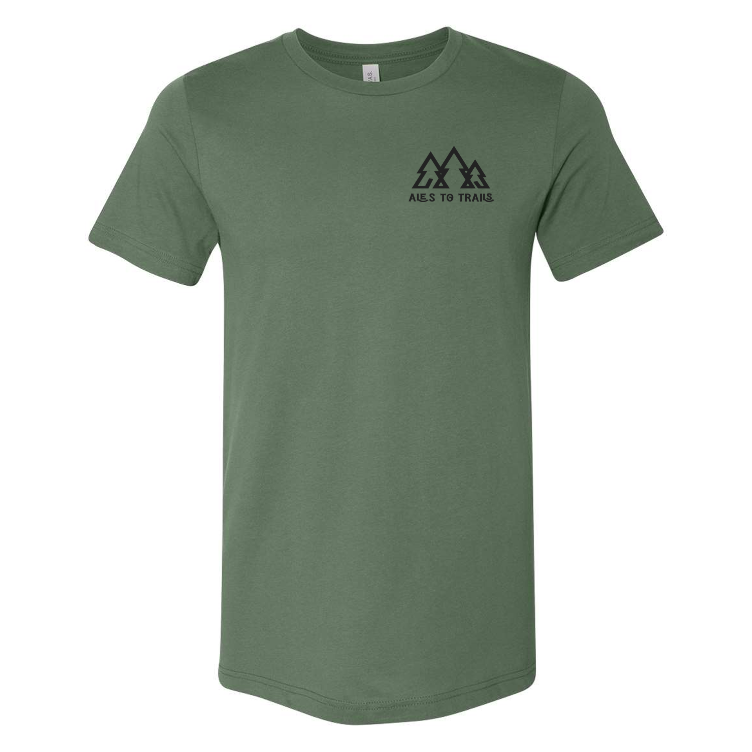 pine green Size Matters T-Shirt for wholesale on Faire1