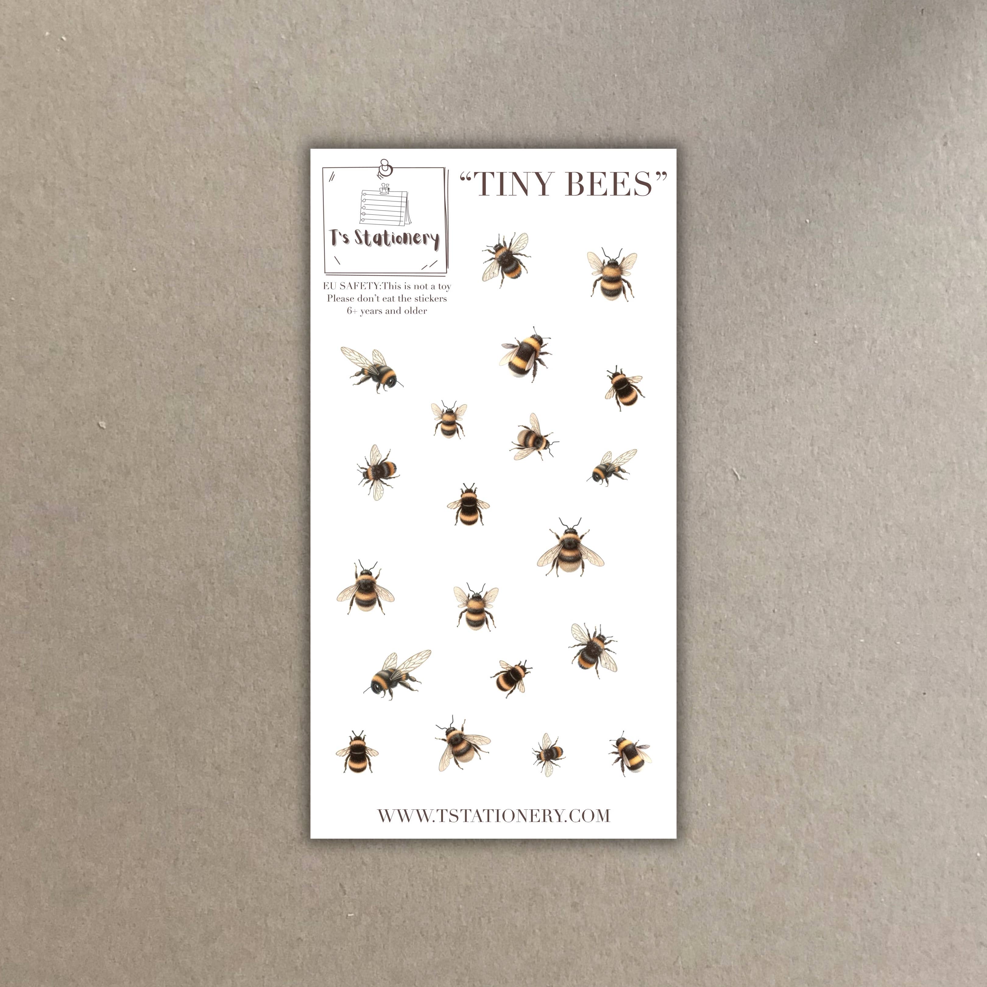 T's Stationery - Wholesale Sticker - "Tiny Bees"