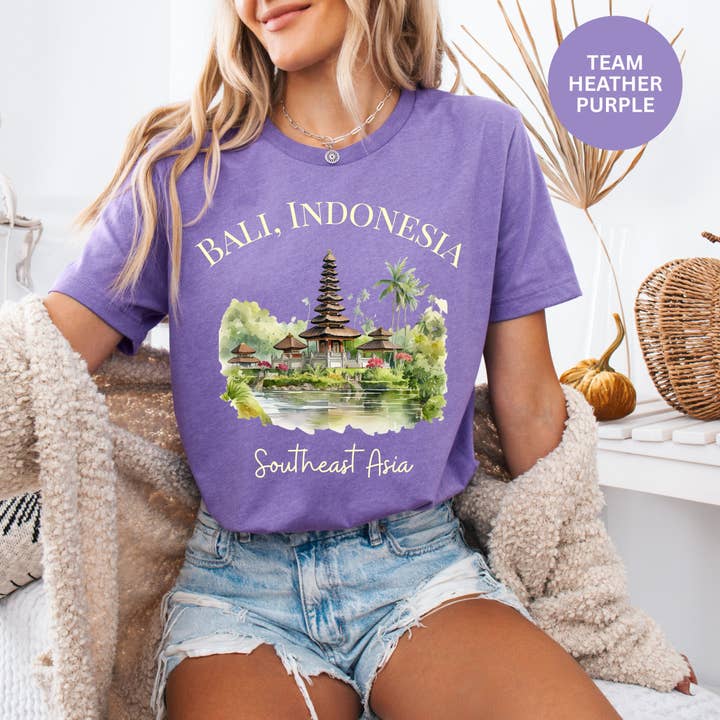 Bali Indonesien Bella Canvas T-shirt for engroshandel hos CindyL Boutique