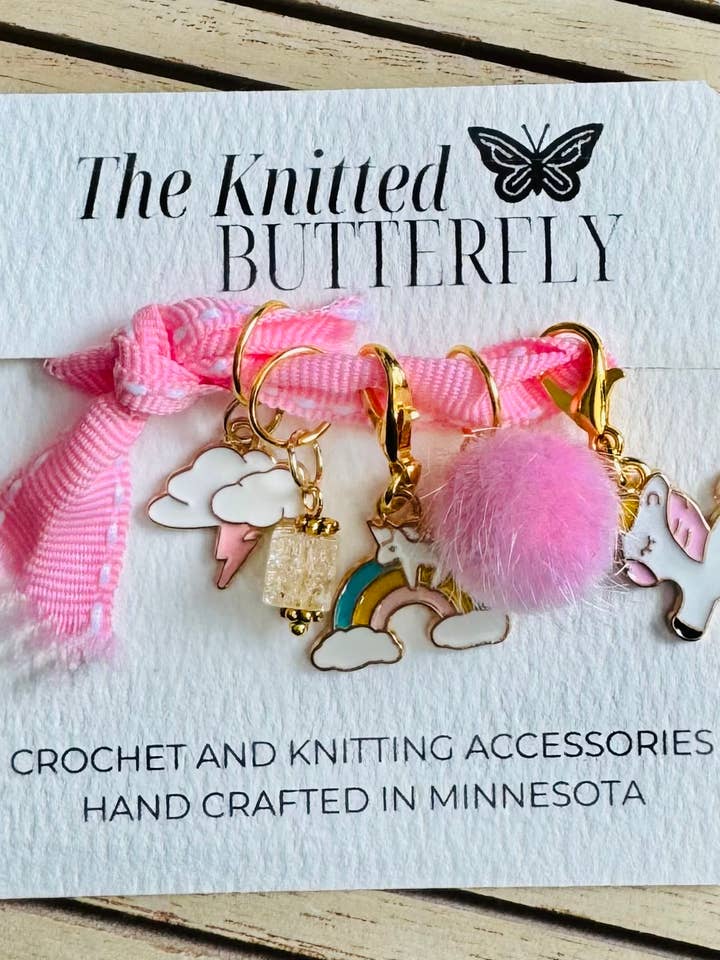 Rainbows and Unicorns 2.0 for wholesale by The Knitted Butterfly