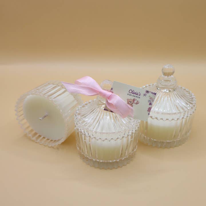 alCo Candles - Wholesale Party Favor - Personalized Baby Shower Party Favors - Mini Candle | Baby Girl0
