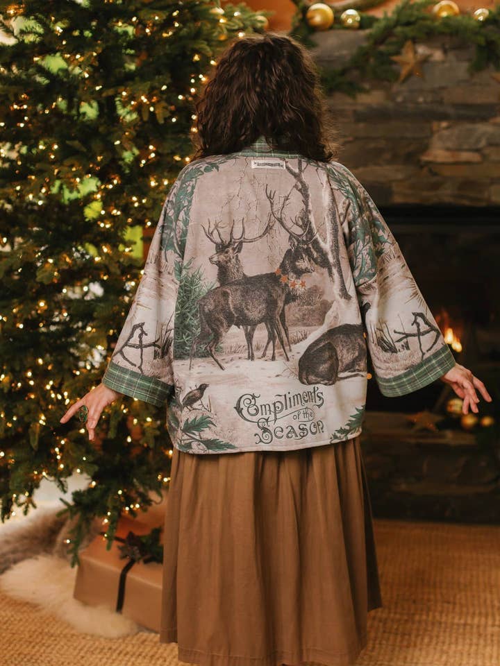 Winter Wish Christmas, cardigan e kimono in pile, stile cottage per la vendita all'ingrosso da parte di Market of Stars (Worldwide)