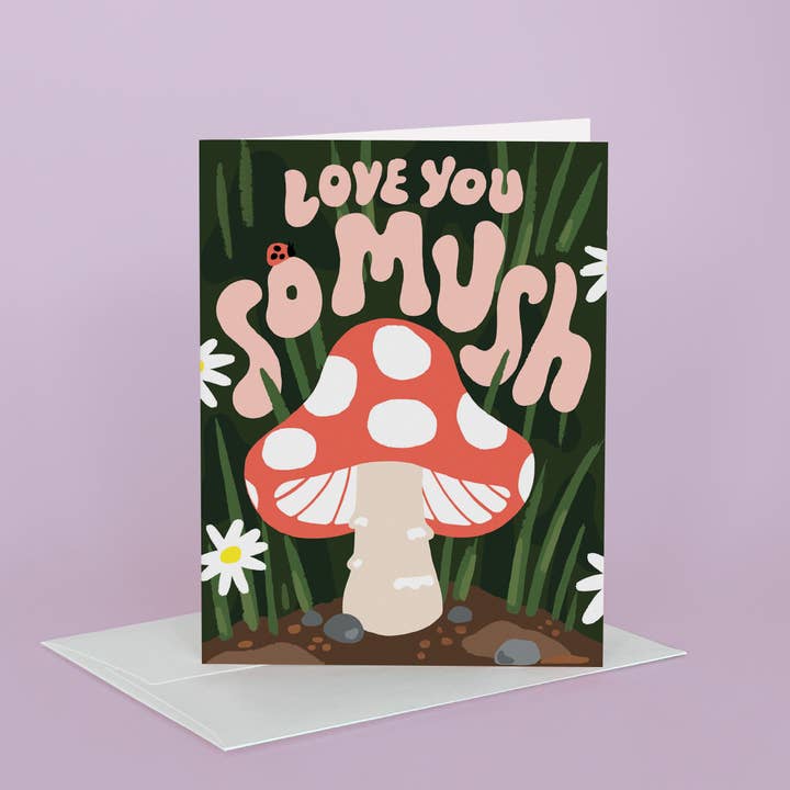 Idlewild Co. - Wholesale Love Card - Love You So Mush Greeting Card
