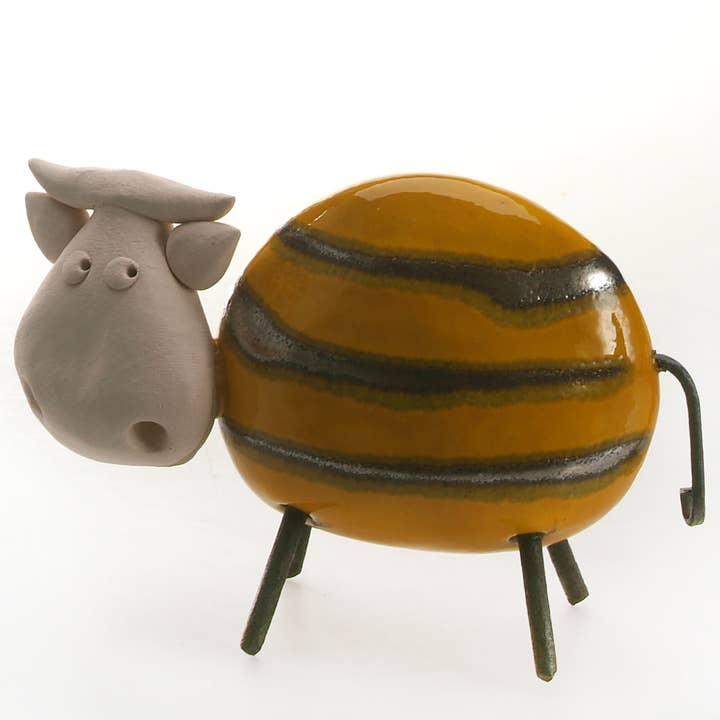 Enigma Supplies – Estatueta decorativa por atacado – Estatueta Cerâmica Happy Cow | Várias Cores9