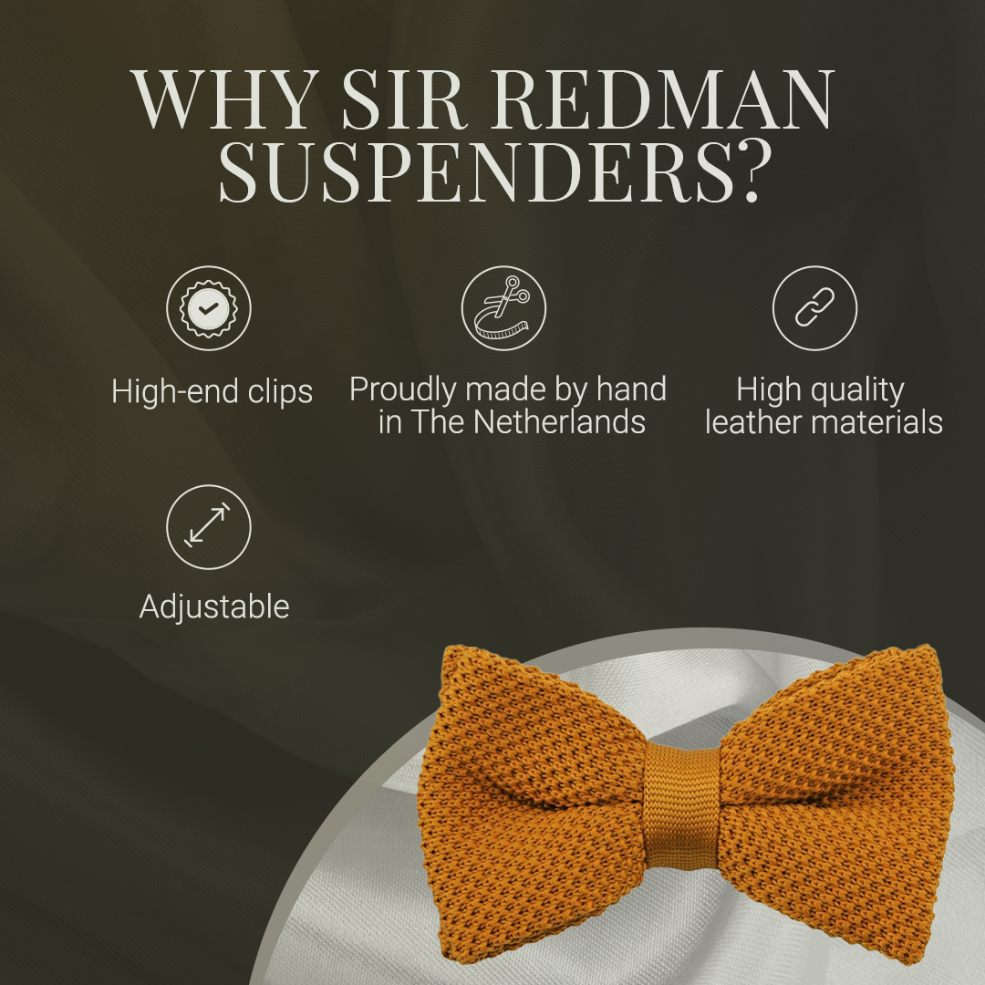 Sir Redman - Wholesale Suspenders - Men's - Sir Redman Braces - Y-Model - Cognac2