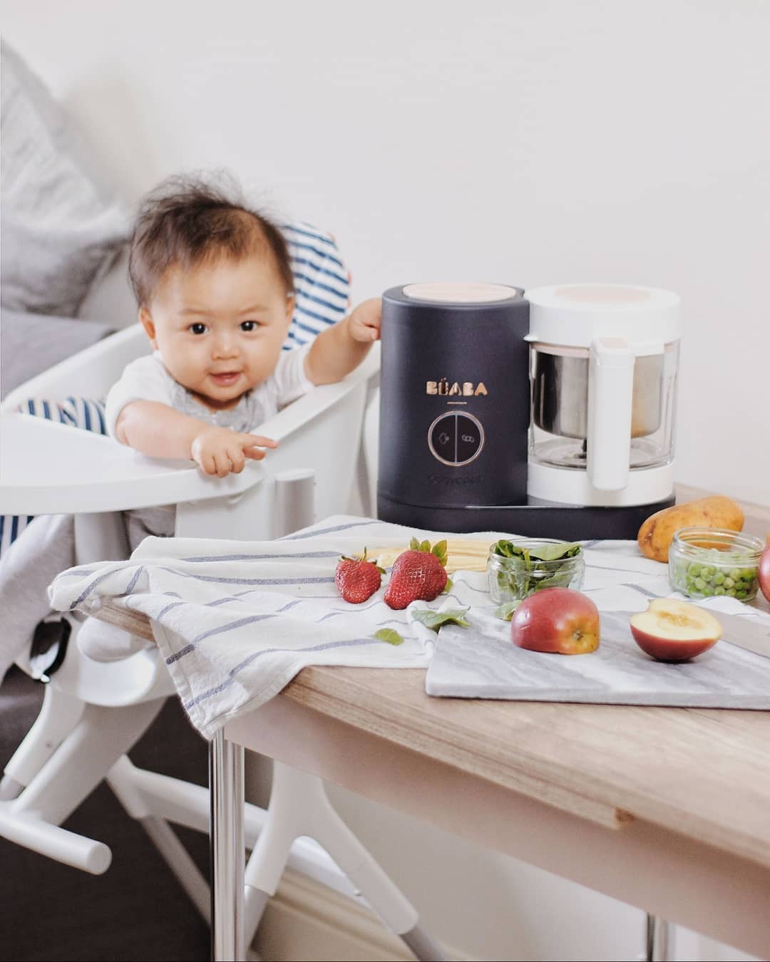 BEABA & Childhome - Vente Appareils électroménagers - Machine à aliments pour bébés BEABA Babycook® Neo — Midnight6