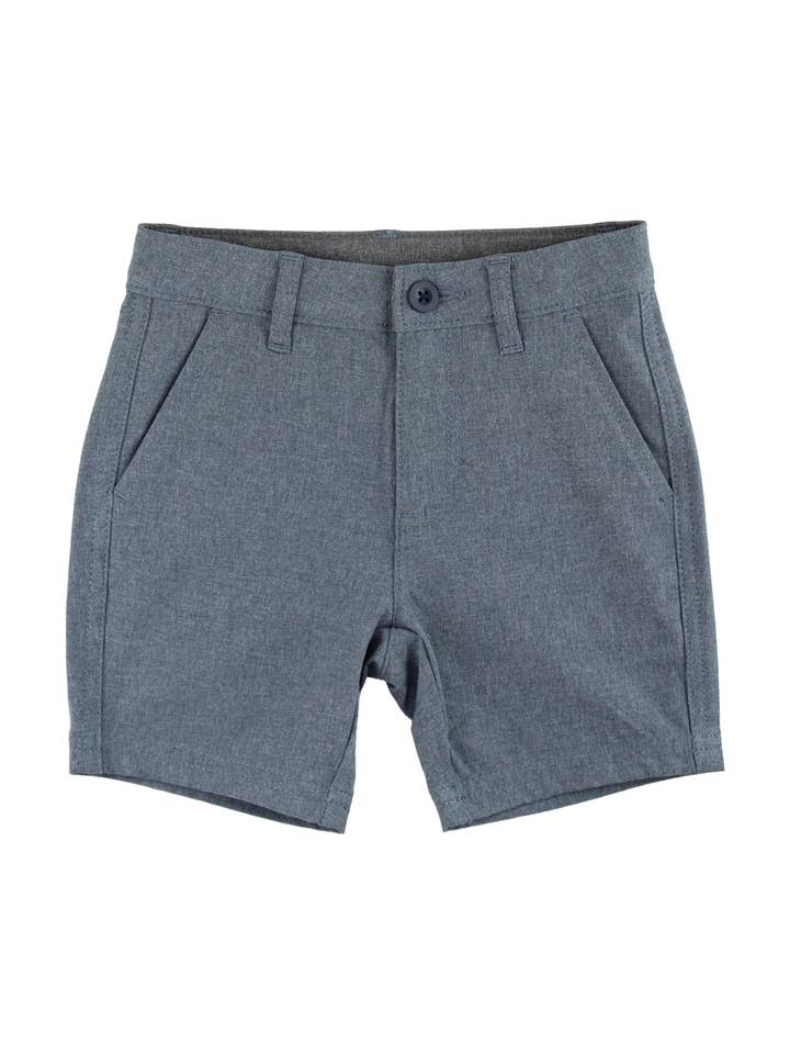 Blu Pantaloncini Ibridi Blu Navy per Ragazzi Heather in vendita all'ingrosso su Faire