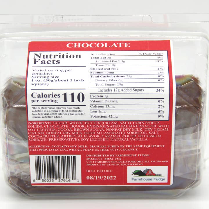Farmhouse Fudge - Wholesale Fudge - Chocolate Fudge 8 oz.4