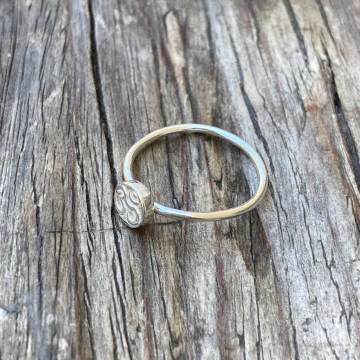 Jewel Garage - Vendita all'ingrosso Anello midi/a fascia - Anello in argento Yoga Om