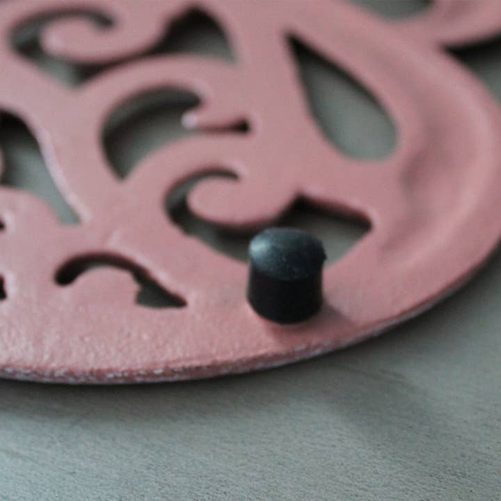 CB Home Collection - Wholesale Trivet - Pink Flamingo Cast Iron Trivet2