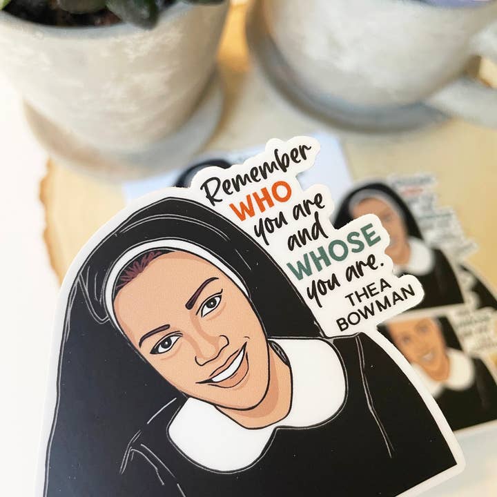 The Stump of Jesse - Wholesale Sticker - Sister Thea Bowman Waterproof Catholic Sticker