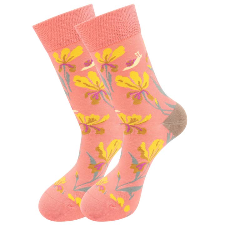 Real Sic - Wholesale Socks - Unisex - Flower Socks - Comfy Cotton for Women
