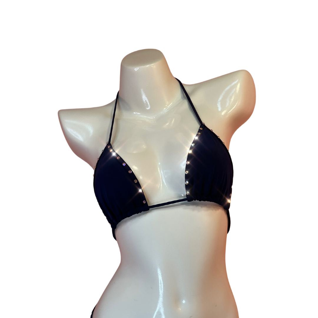 Candyland - Wholesale Swim Top - Women's - Crystal Teardrop Tri Top7