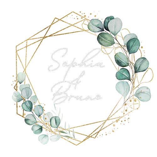 salonbuck - Wholesale Lollipop - Motif Lollipop "Wedding Eucalyptus"3