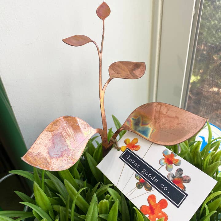 Clever Goods by Annabelle Noel Designs - Wholesale Garden/Lawn Stake - New lower price - Copper Leaves1