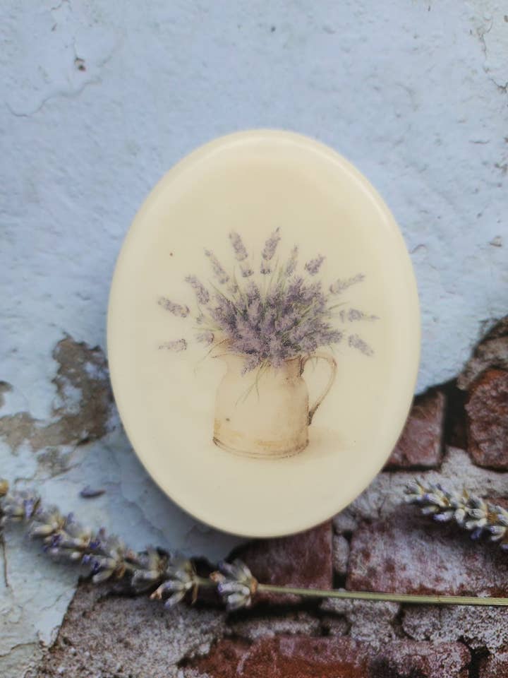 Country Lavender Goat's Milk Soap for wholesale by Lavender Beach