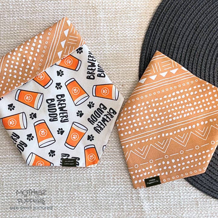 Brewery Buddy Bandana for wholesale by Mother Puppers Co.