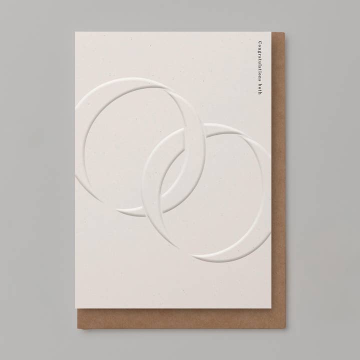 Kinshipped - Wholesale Wedding card - 'CONGRATULATIONS BOTH' WEDDING CARD0