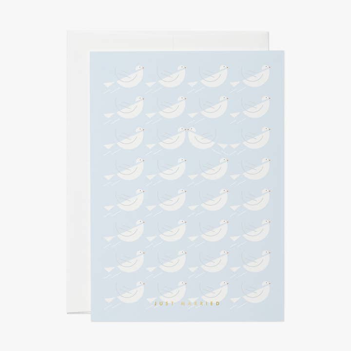 love birds – greeding card, wedding for wholesale by thie studios