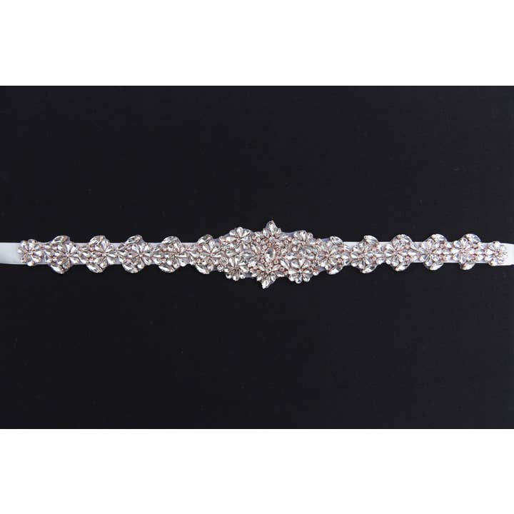 Brides and Belts - Wholesale Belt - Women's - Jayda Rose Gold Crystal Wedding Belt5