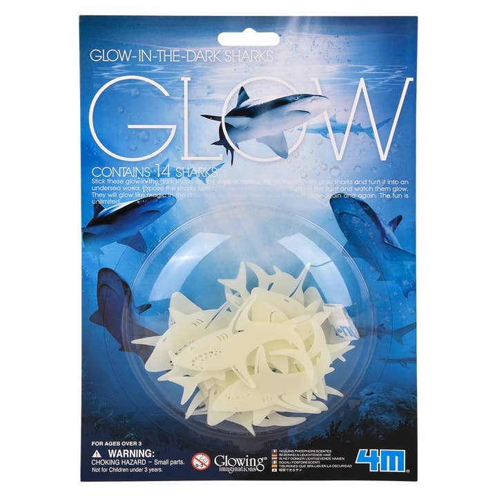 The Toy Network - Wholesale Light-Up Toy - Kids & Baby - Glow-In-The-Dark Sharks