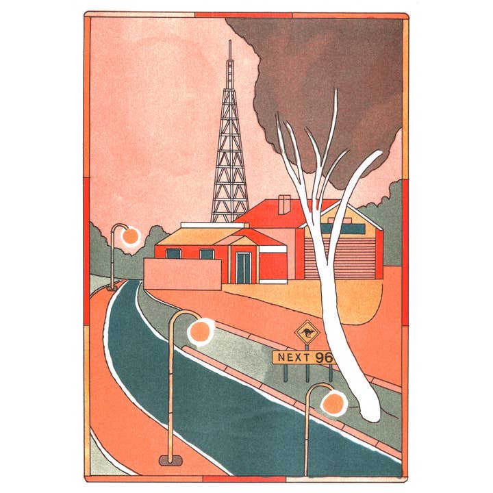 KIBLIND Atelier - Wholesale Poster - A3 poster — Marco Quadri — Nowhere in Australia