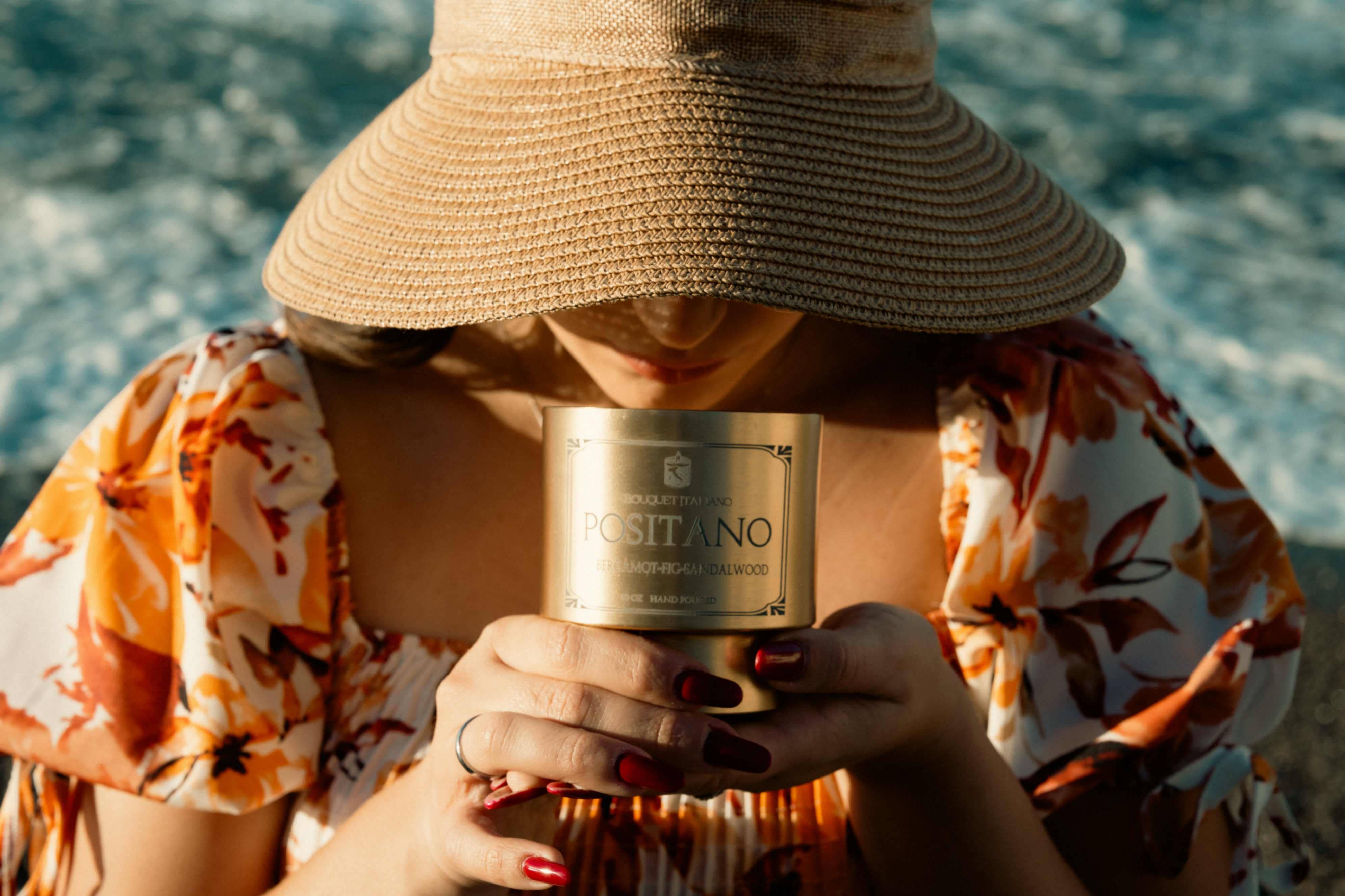 BouquetItaliano – Großhandel Kerze im Glas / gefüllte Kerze – Positano Luxus Duftkerze – Italienisch inspiriert