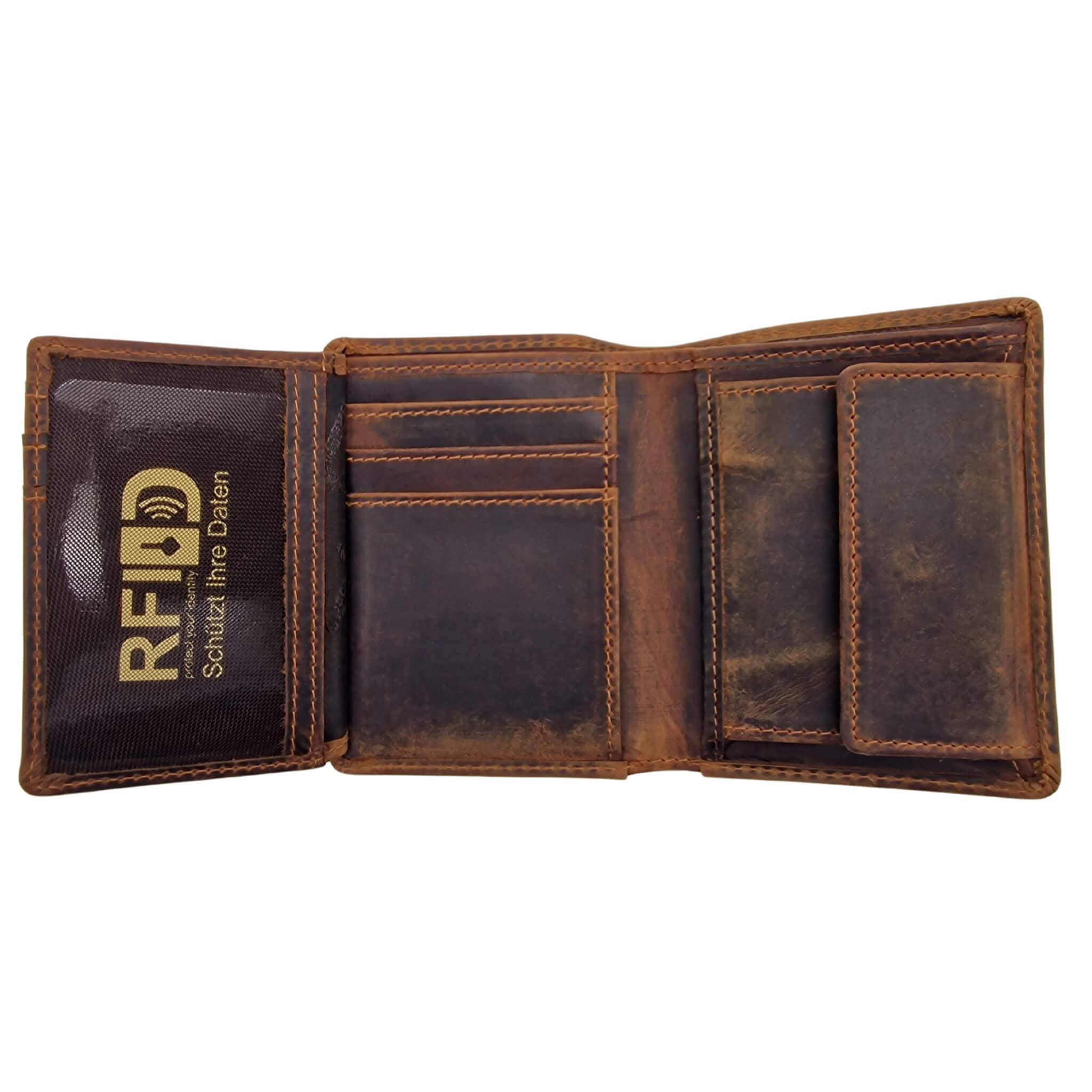 Greenwood - Wholesale Wallet - Men's - Enzo men's portrait format RFID small leather wallet3