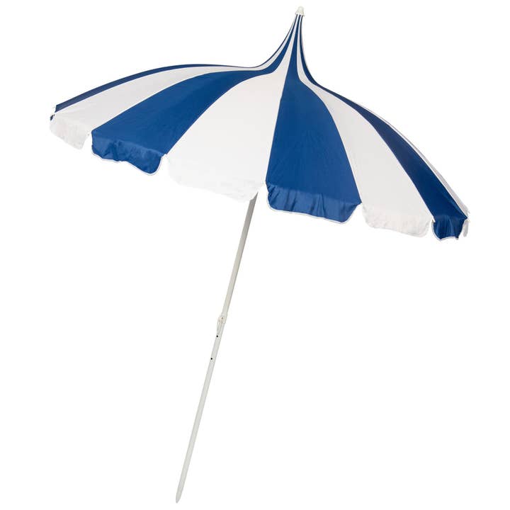 Soake – wholesale Beach Umbrellas – Soake Garden Parasol Pagoda Navy Cream