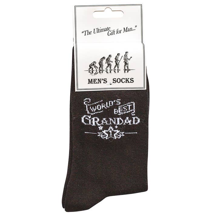 Socks - Grandad - Bamboo Mens UK Size 6 - 11 for wholesale by Ultimate Gift For Man