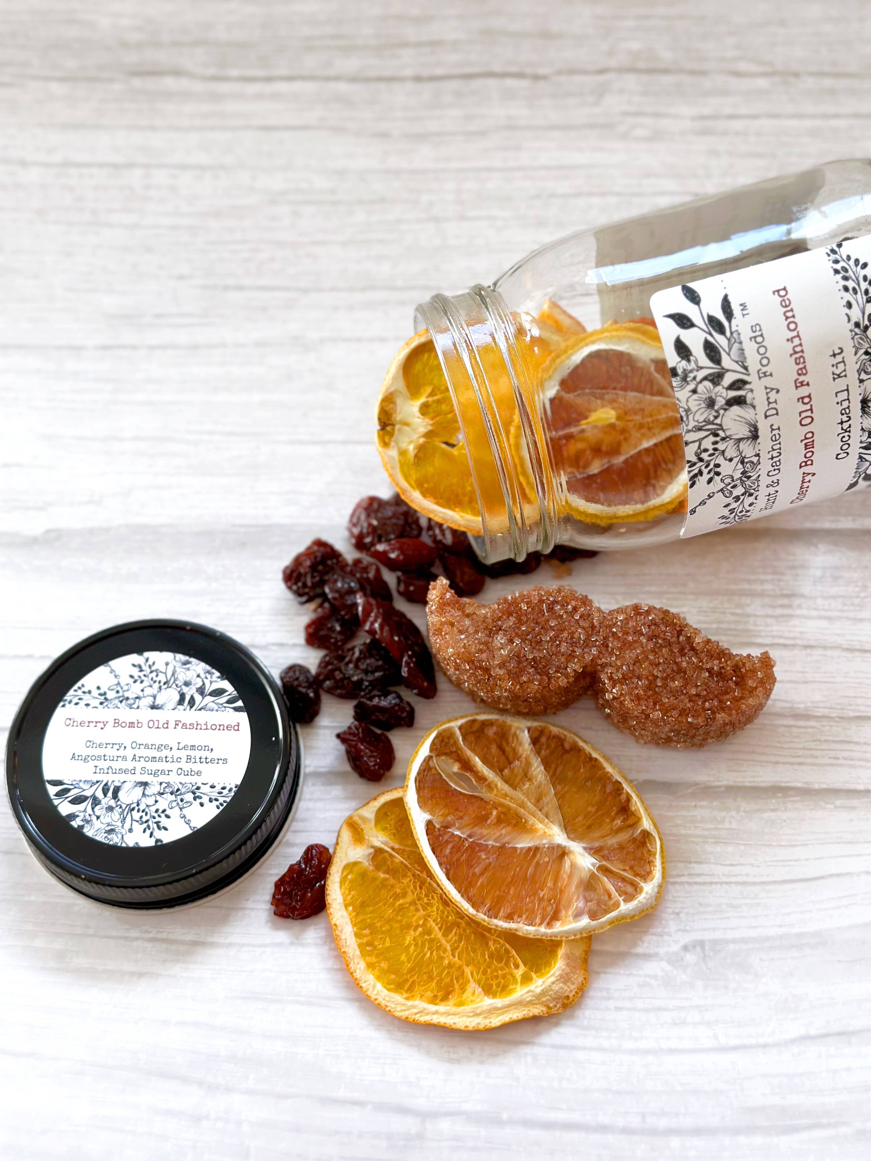Hunt and Gather Dry Foods - Wholesale DIY Drink Kit - Cherry Bomb Old Fashioned Cocktail Kit11