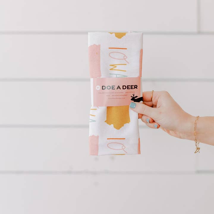 Doe A Deer - Vente Torchons - Serviette Iowa Full Pattern - Sac à farine3