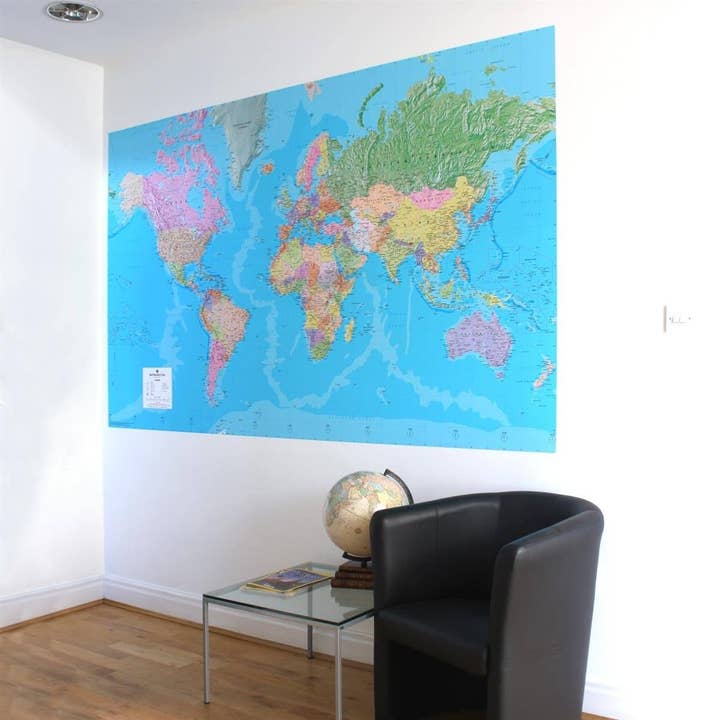 Map Marketing Limited – wholesale Wallpaper – World Map Wallpaper