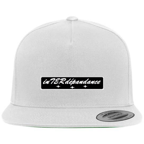 Berretto tessile IN-TER-DI-PENDENZA per la vendita all'ingrosso da parte di DREAMERSLIFE/IN-TER-DEPENDANCE