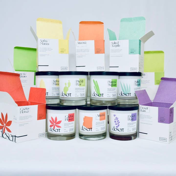 Candle Chemistry – Großhandel Kerze im Glas / gefüllte Kerze – Candle Chemistry "Our Desert" 8 oz Arizona Kerze