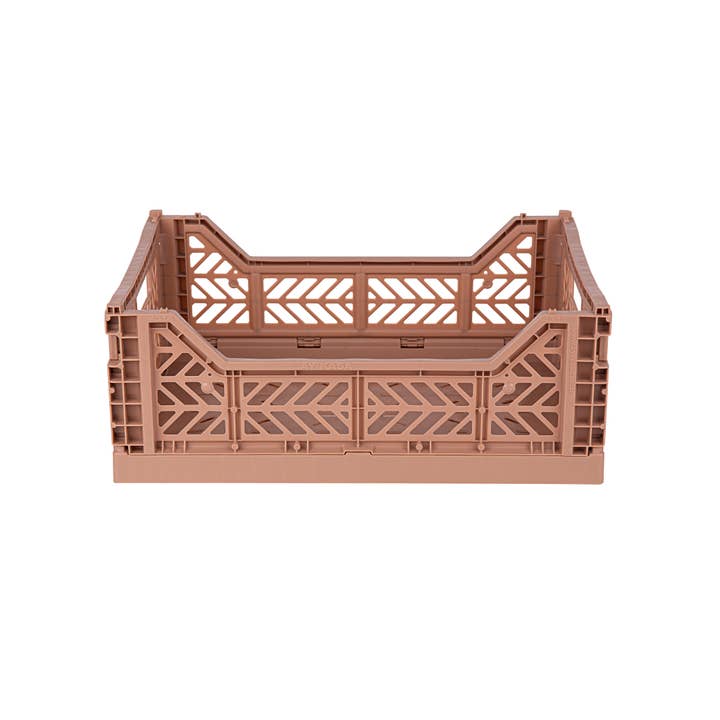 Pinky's Wholesale - Wholesale Storage Bin - AyKasa - Midi Crate - Warm Taupe2