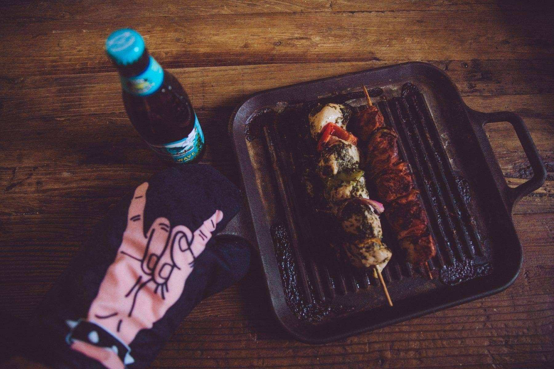 Black Rock Hand Oven Mitt Cool Music Gift Idea for Her Pot Holder for wholesale on Faire2