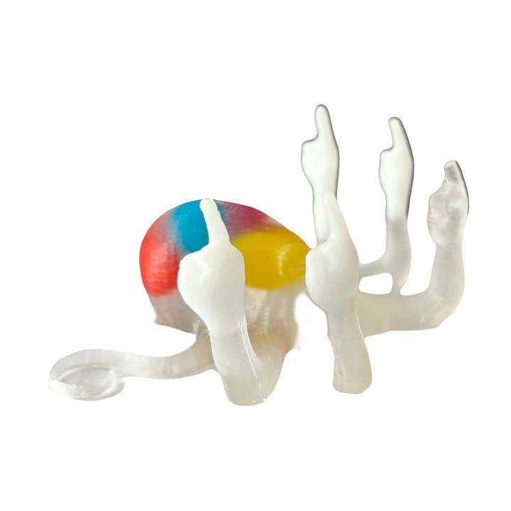 Handmade Funny Octopus Middle Finger Ring Holder Ornament for wholesale by Face It Home Decor