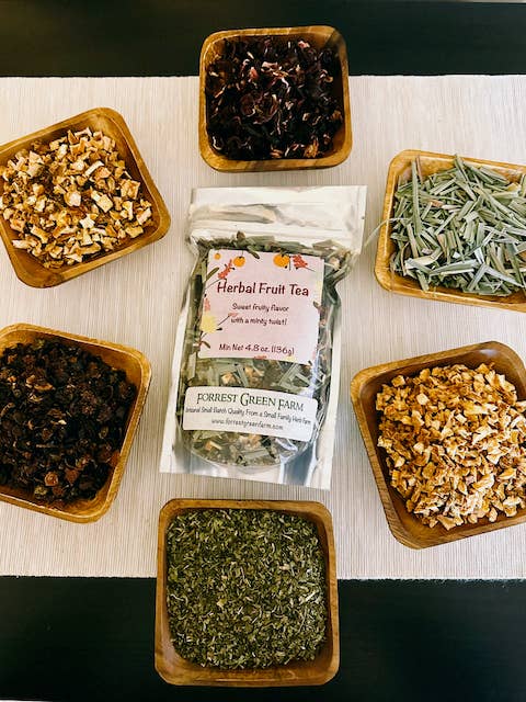 Herbal Fruit Tea for wholesale by Forrest Green Farm