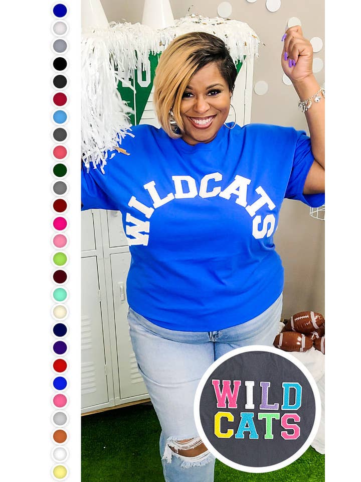 Sugar Stitch - Wholesale T-Shirt - Women's - Soft Chenille Custom Mascot T-Shirt1