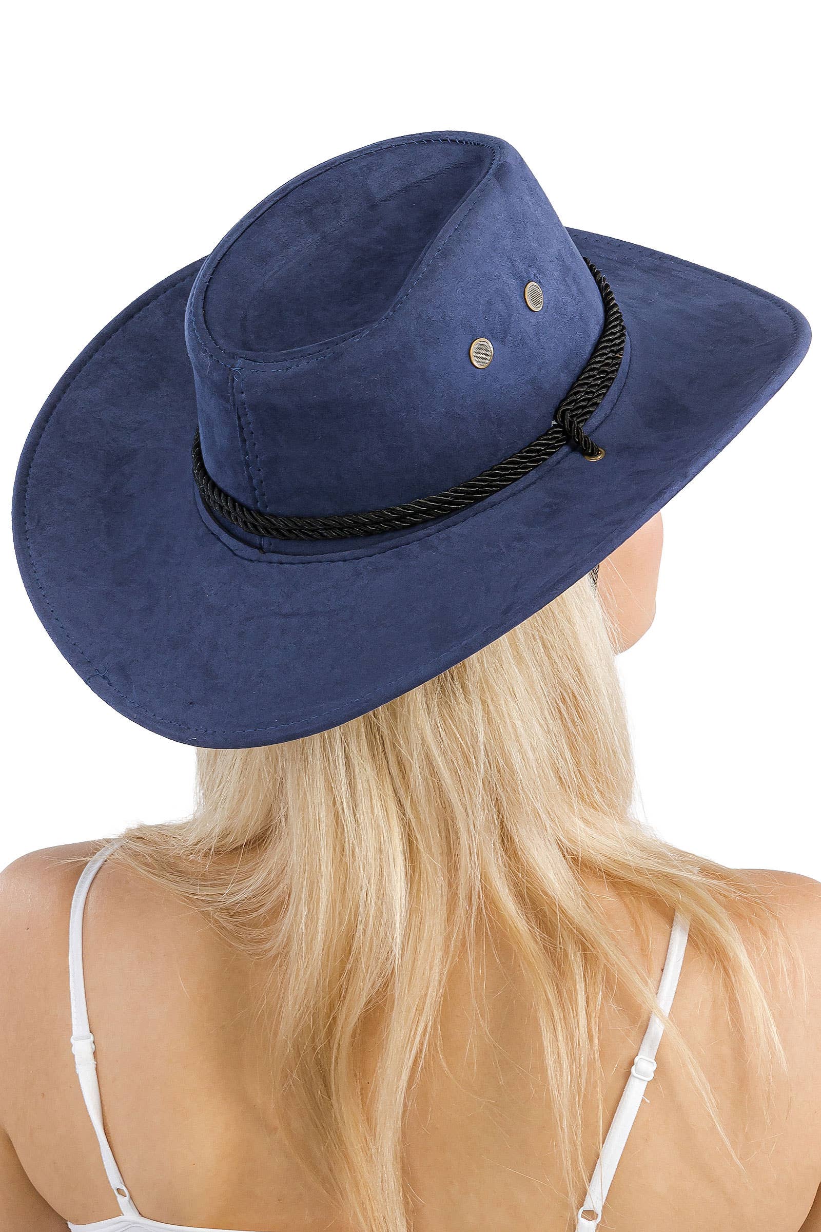 Cap Zone – wholesale Cowboy Hat – Women’s – Classic Vegan Nubuck Leather Western Cowboy Hat24