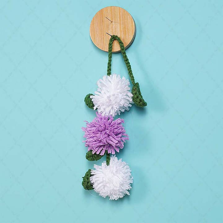 TOMOPOD LLC - Wholesale Car Decorative Charm - Women's - Crochet Dandelion Car Mirror Hanging Charm, Women Car Decor