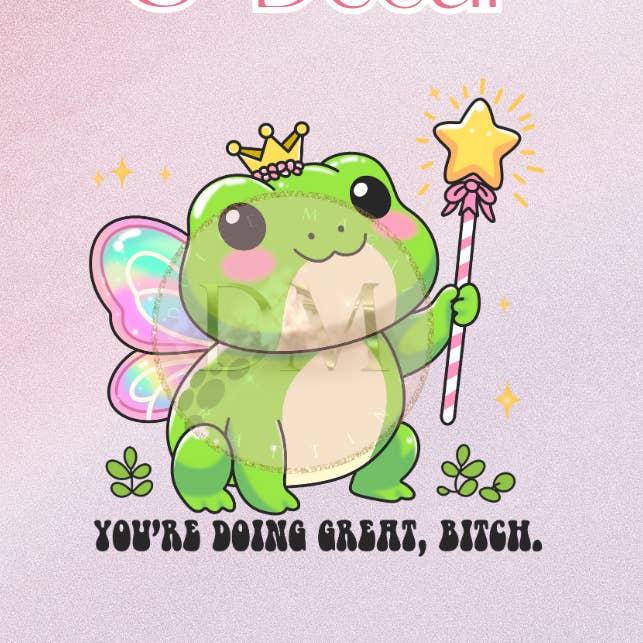 Lo estás haciendo genial UV DTF Decal para venta al por mayor de Dm Crafting