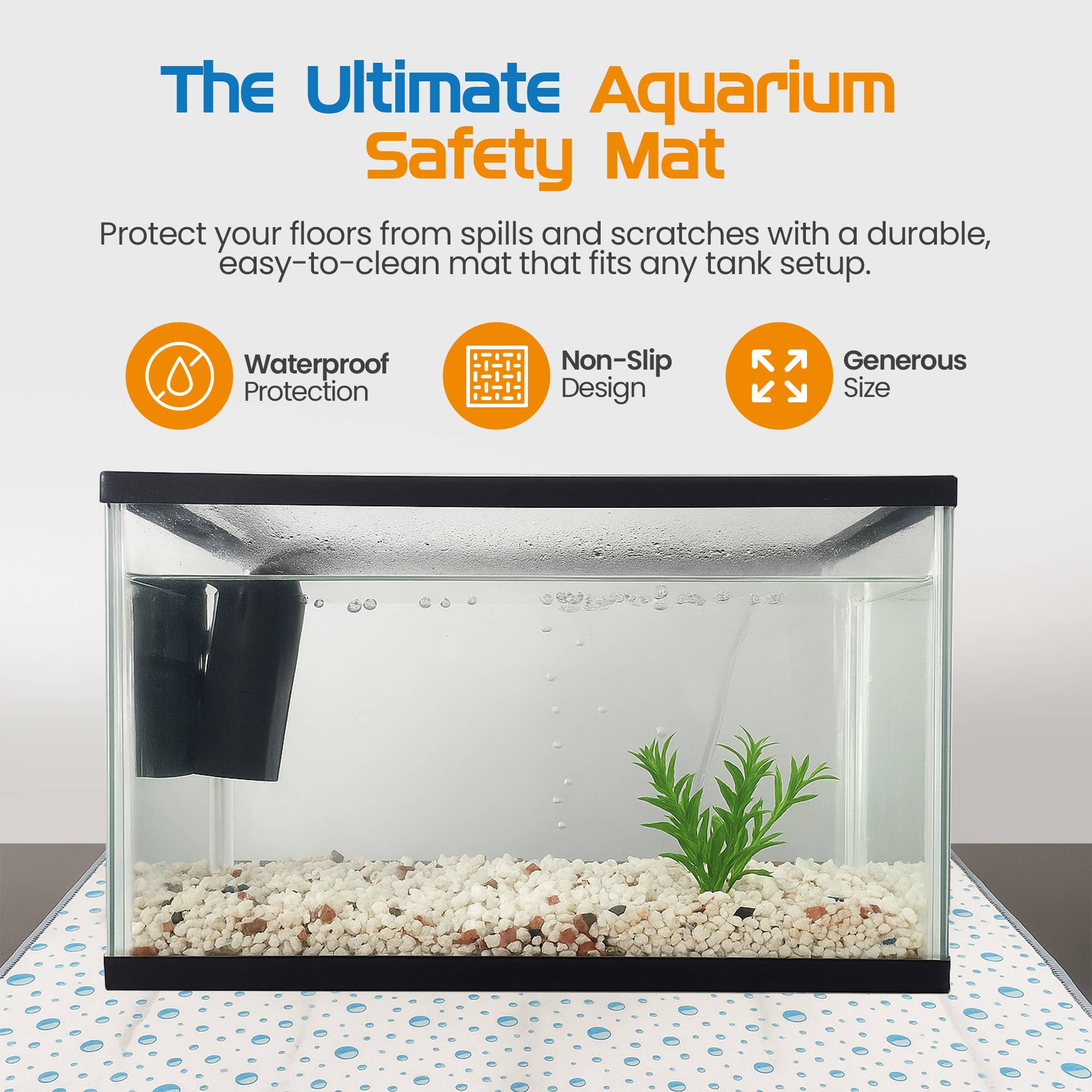 Flipper Aquarium Products - Wholesale Floor Mat - Flipper Aquarium Splash Mat4