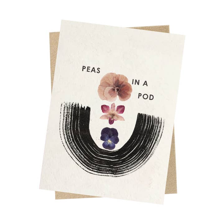 Mini Card - Peas In A Pod for wholesale by PAPAYA