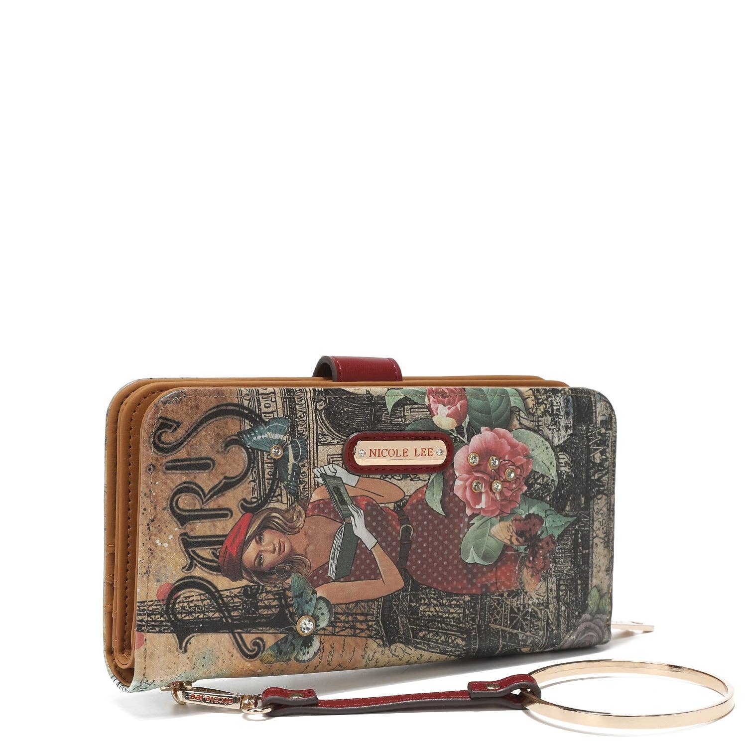 Nicole Lee – Carteira - Mulher por atacado – CARTERA IMPRESA MODA CON CREMALLERA61