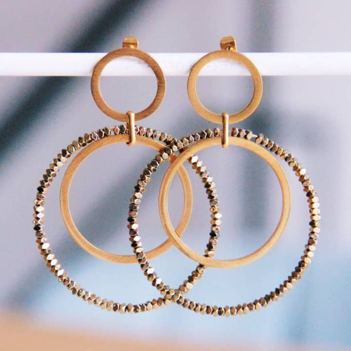 Orecchino statement "City Chic" per la vendita all'ingrosso da parte di Bazou