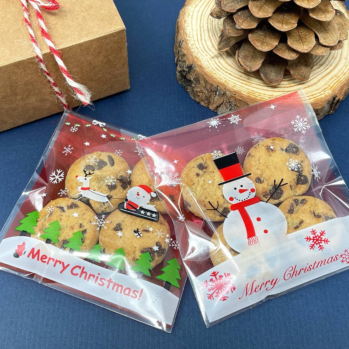 Wrapables.com - Wholesale Food Storage Wrap/Bag - Wrapables Transparent Self-Adhesive 4" x 4" Candy Cookie Bag78