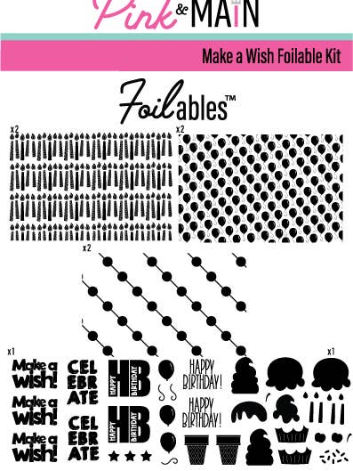 Make A Wish Foilable Kit for wholesale by Pink and Main